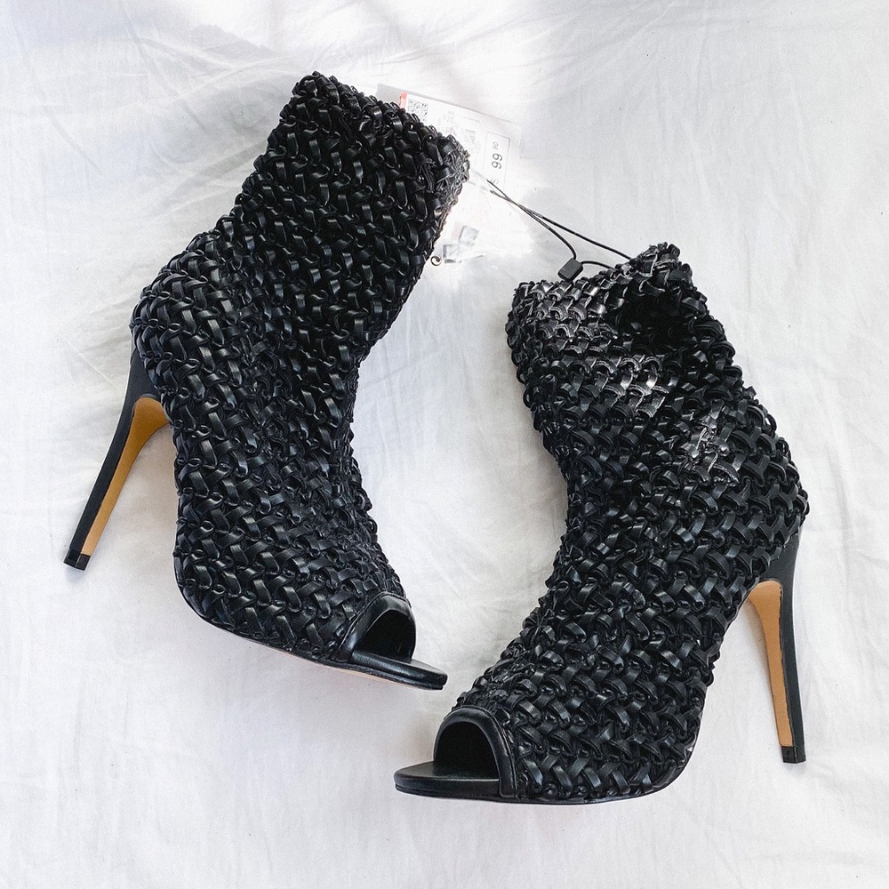 Zara braided ankle boots sandals - Picture 1 of 8